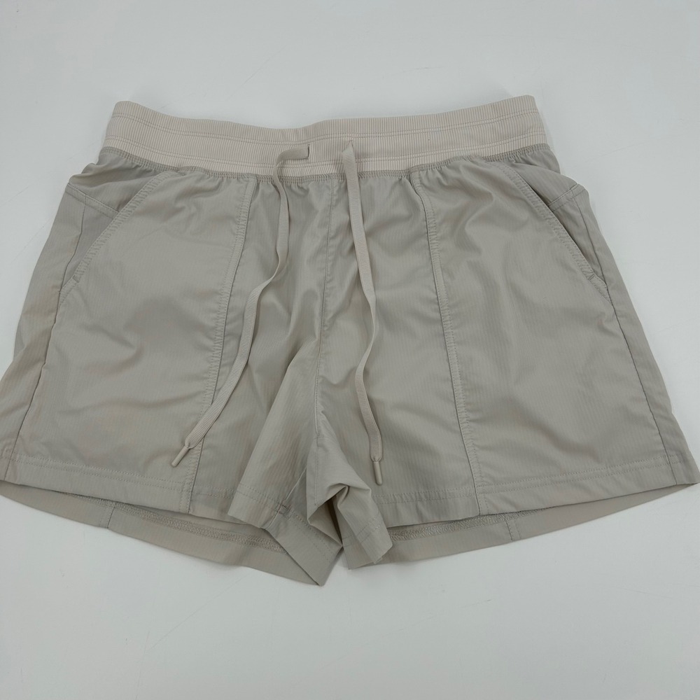 Avia Womens‎ Beige Active Hiking Shorts Medium Drawstring Pockets AV16100150366